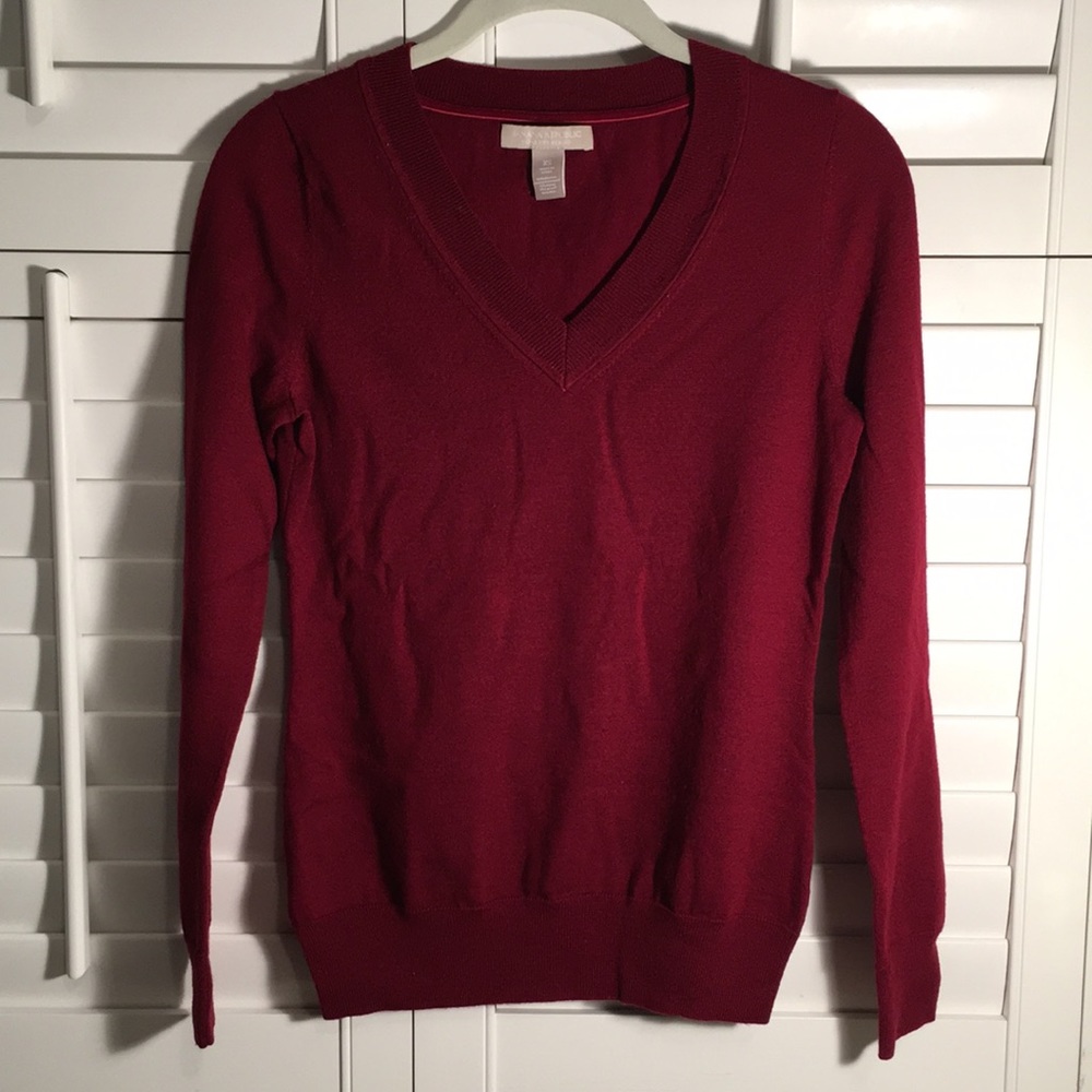 Banana Republic Merino Wool V-Neck